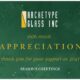 Happy Holidays from the Team at Archetype Glass