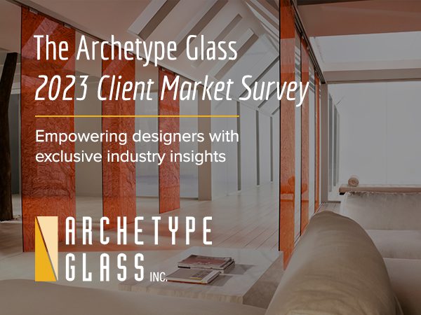 Banner for the 2023 Archetype Glass Client Market Survey