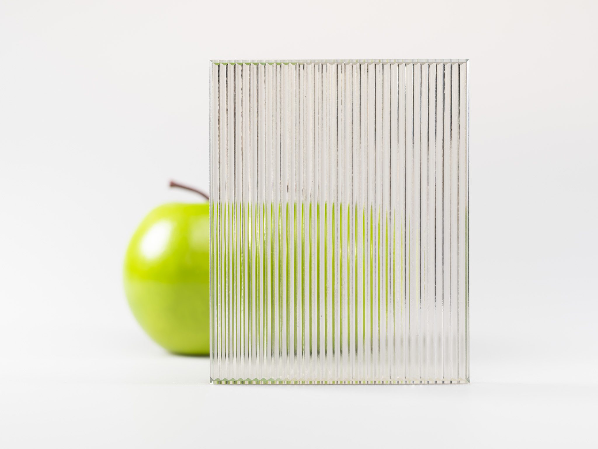 Bronzed Ribbed Glass